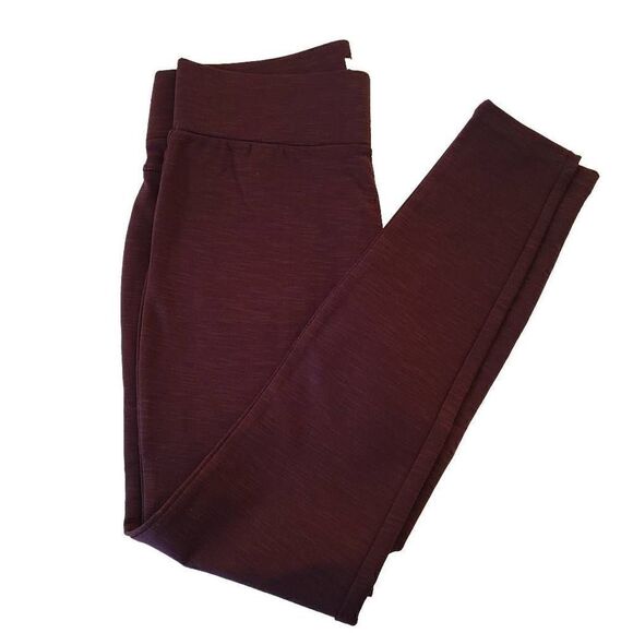 Matty M Stretch Burgandy Slim Leg Pants Size M - Picture 3 of 12